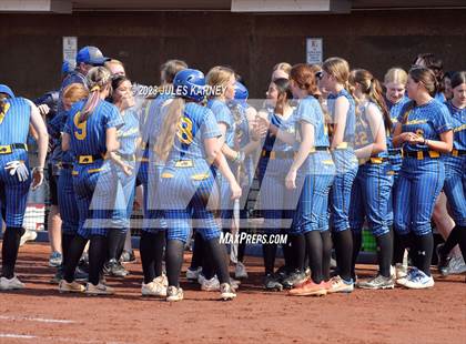 Thumbnail 3 in Oasis Academy vs Pahranagat Valley (NIAA 1A State Playoffs) photogallery.