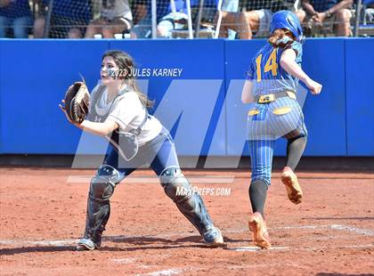 Thumbnail 1 in Oasis Academy vs Pahranagat Valley (NIAA 1A State Playoffs) photogallery.