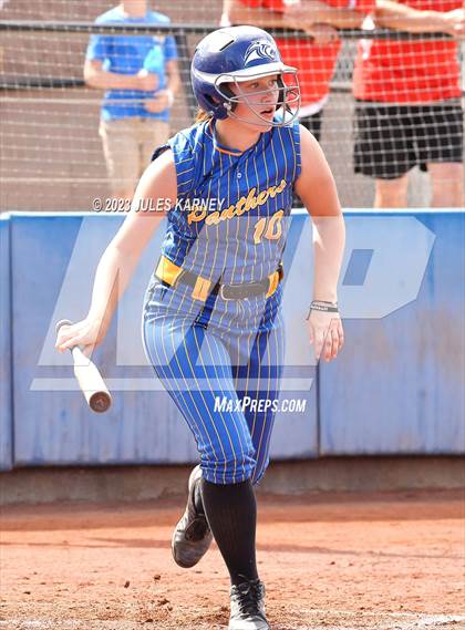 Thumbnail 1 in Oasis Academy vs Pahranagat Valley (NIAA 1A State Playoffs) photogallery.
