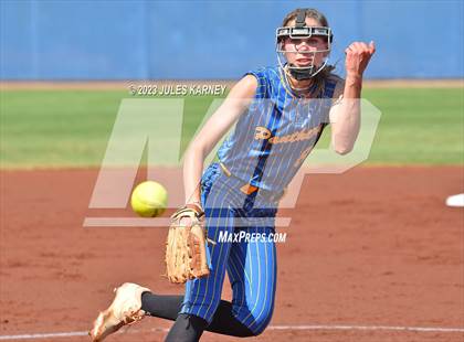 Thumbnail 3 in Oasis Academy vs Pahranagat Valley (NIAA 1A State Playoffs) photogallery.