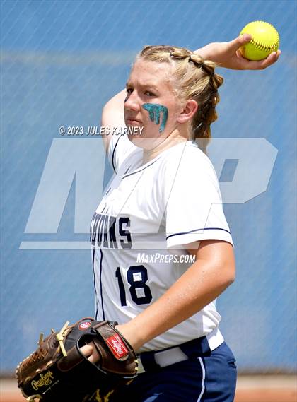 Thumbnail 3 in Oasis Academy vs Pahranagat Valley (NIAA 1A State Playoffs) photogallery.