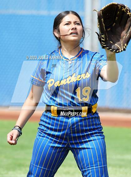 Thumbnail 3 in Oasis Academy vs Pahranagat Valley (NIAA 1A State Playoffs) photogallery.