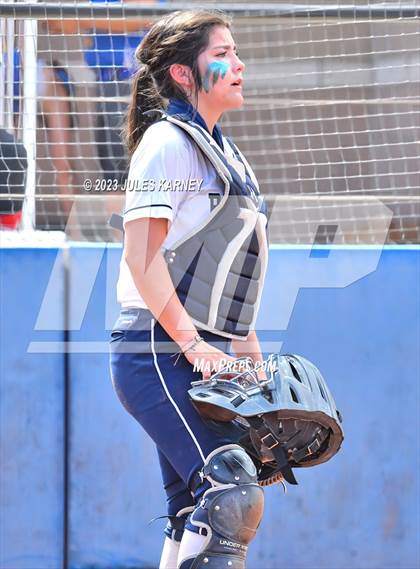 Thumbnail 1 in Oasis Academy vs Pahranagat Valley (NIAA 1A State Playoffs) photogallery.
