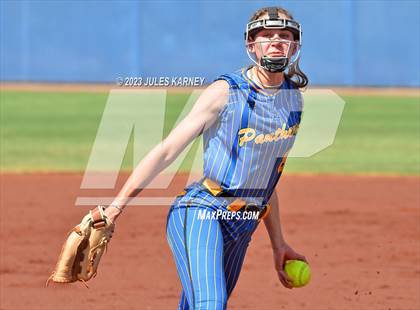 Thumbnail 1 in Oasis Academy vs Pahranagat Valley (NIAA 1A State Playoffs) photogallery.