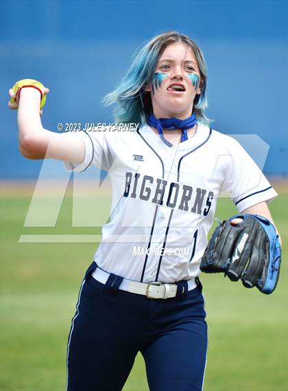 Thumbnail 2 in Oasis Academy vs Pahranagat Valley (NIAA 1A State Playoffs) photogallery.
