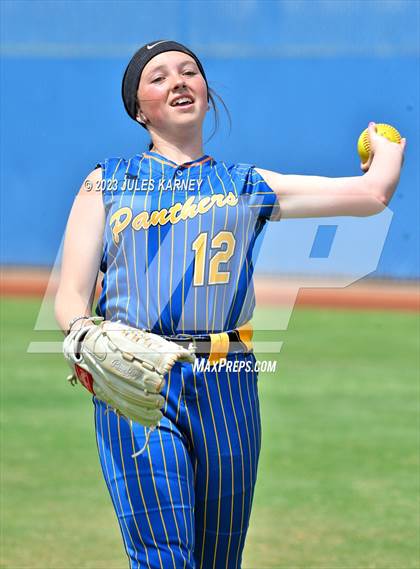 Thumbnail 2 in Oasis Academy vs Pahranagat Valley (NIAA 1A State Playoffs) photogallery.