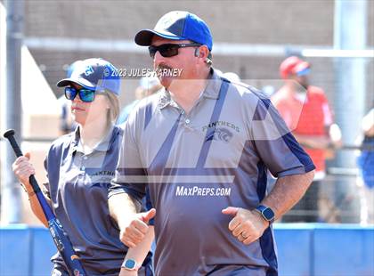 Thumbnail 2 in Oasis Academy vs Pahranagat Valley (NIAA 1A State Playoffs) photogallery.