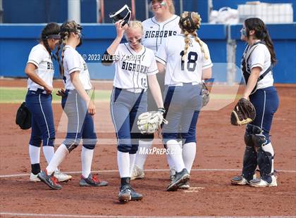 Thumbnail 3 in Oasis Academy vs Pahranagat Valley (NIAA 1A State Playoffs) photogallery.