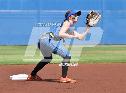 Thumbnail 1 in Oasis Academy vs Pahranagat Valley (NIAA 1A State Playoffs) photogallery.