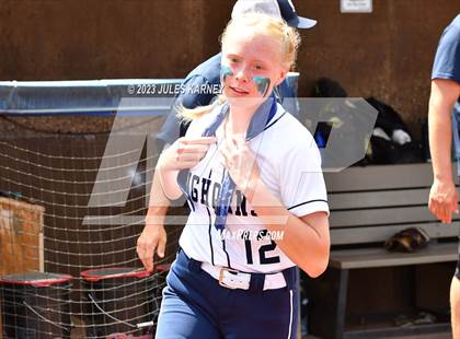 Thumbnail 2 in Oasis Academy vs Pahranagat Valley (NIAA 1A State Playoffs) photogallery.