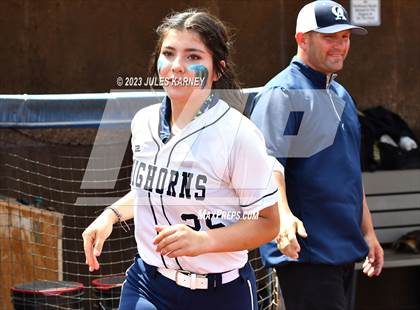 Thumbnail 2 in Oasis Academy vs Pahranagat Valley (NIAA 1A State Playoffs) photogallery.