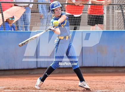 Thumbnail 2 in Oasis Academy vs Pahranagat Valley (NIAA 1A State Playoffs) photogallery.