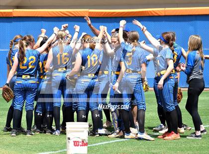Thumbnail 1 in Oasis Academy vs Pahranagat Valley (NIAA 1A State Playoffs) photogallery.