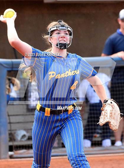 Thumbnail 1 in Oasis Academy vs Pahranagat Valley (NIAA 1A State Playoffs) photogallery.