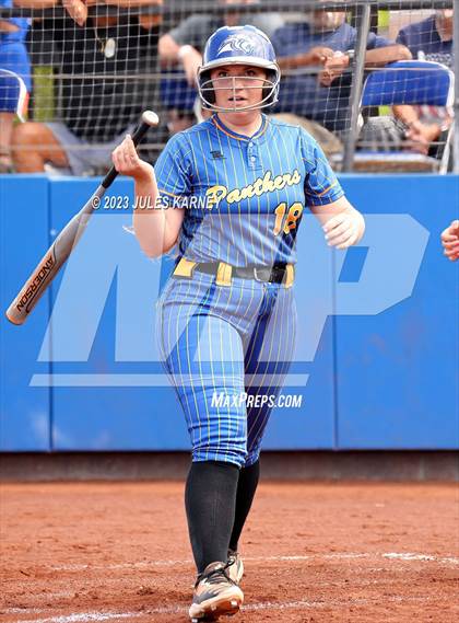 Thumbnail 1 in Oasis Academy vs Pahranagat Valley (NIAA 1A State Playoffs) photogallery.