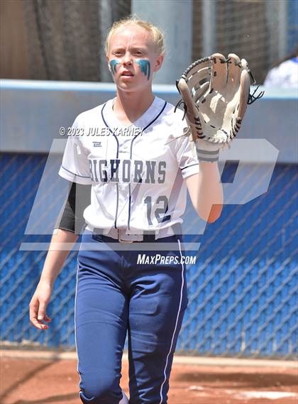 Thumbnail 1 in Oasis Academy vs Pahranagat Valley (NIAA 1A State Playoffs) photogallery.