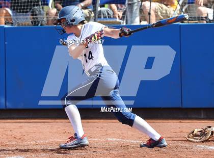 Thumbnail 3 in Oasis Academy vs Pahranagat Valley (NIAA 1A State Playoffs) photogallery.