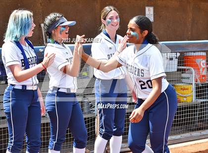 Thumbnail 1 in Oasis Academy vs Pahranagat Valley (NIAA 1A State Playoffs) photogallery.