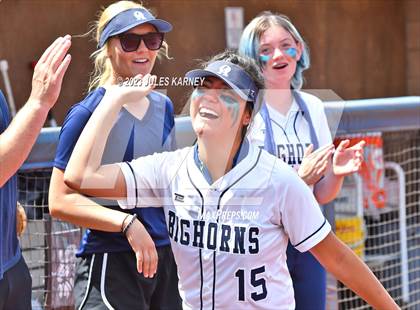 Thumbnail 2 in Oasis Academy vs Pahranagat Valley (NIAA 1A State Playoffs) photogallery.