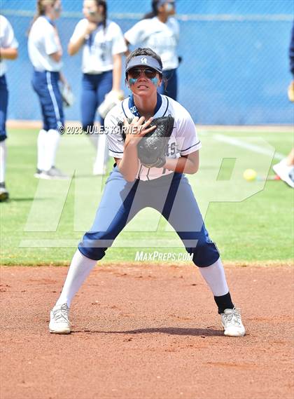 Thumbnail 2 in Oasis Academy vs Pahranagat Valley (NIAA 1A State Playoffs) photogallery.