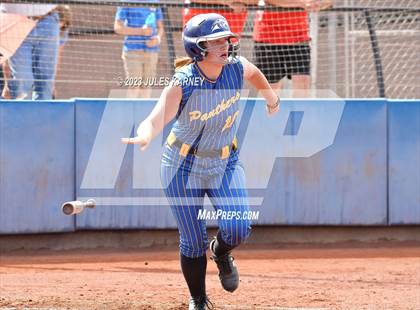 Thumbnail 2 in Oasis Academy vs Pahranagat Valley (NIAA 1A State Playoffs) photogallery.