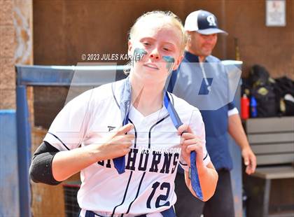 Thumbnail 3 in Oasis Academy vs Pahranagat Valley (NIAA 1A State Playoffs) photogallery.