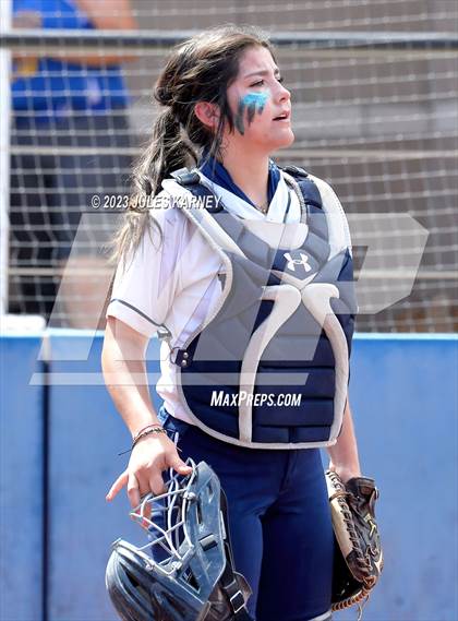 Thumbnail 3 in Oasis Academy vs Pahranagat Valley (NIAA 1A State Playoffs) photogallery.