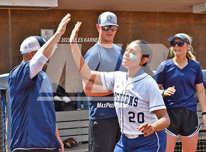 Thumbnail 2 in Oasis Academy vs Pahranagat Valley (NIAA 1A State Playoffs) photogallery.