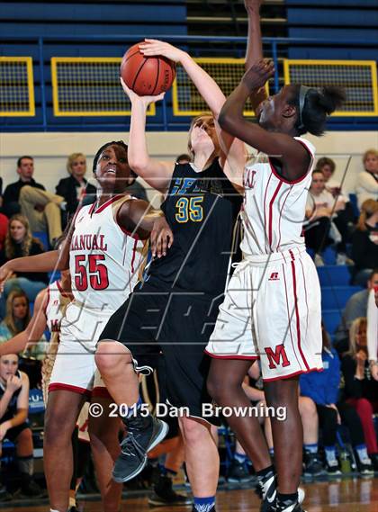 Thumbnail 2 in DuPont Manual vs. Gatlinburg-Pittman  (Smoky Mountain Classic Christmas Tournament) photogallery.