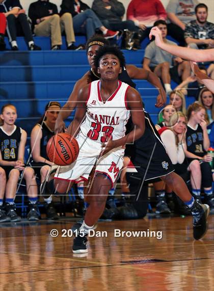 Thumbnail 1 in DuPont Manual vs. Gatlinburg-Pittman  (Smoky Mountain Classic Christmas Tournament) photogallery.