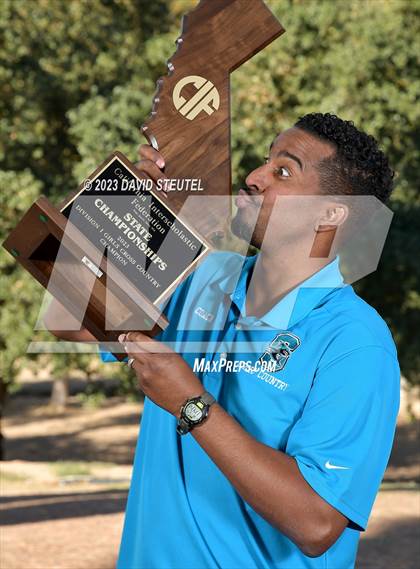Thumbnail 1 in CIF State Cross Country Championships (Girls Awards) photogallery.