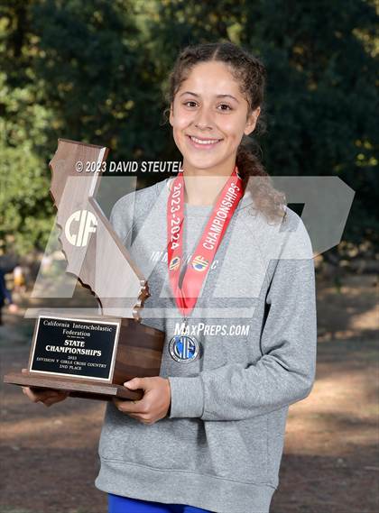Thumbnail 1 in CIF State Cross Country Championships (Girls Awards) photogallery.