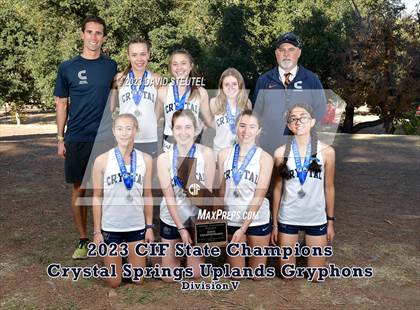 Thumbnail 2 in CIF State Cross Country Championships (Girls Awards) photogallery.