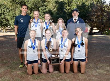Thumbnail 1 in CIF State Cross Country Championships (Girls Awards) photogallery.