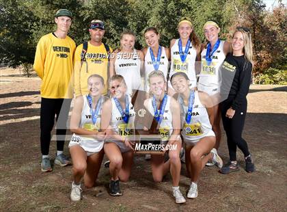 Thumbnail 2 in CIF State Cross Country Championships (Girls Awards) photogallery.