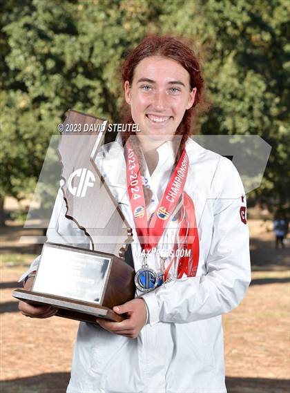 Thumbnail 1 in CIF State Cross Country Championships (Girls Awards) photogallery.