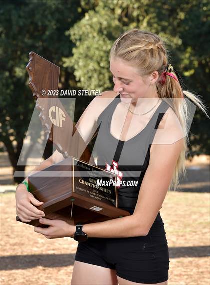 Thumbnail 3 in CIF State Cross Country Championships (Girls Awards) photogallery.