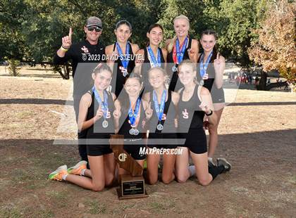 Thumbnail 1 in CIF State Cross Country Championships (Girls Awards) photogallery.