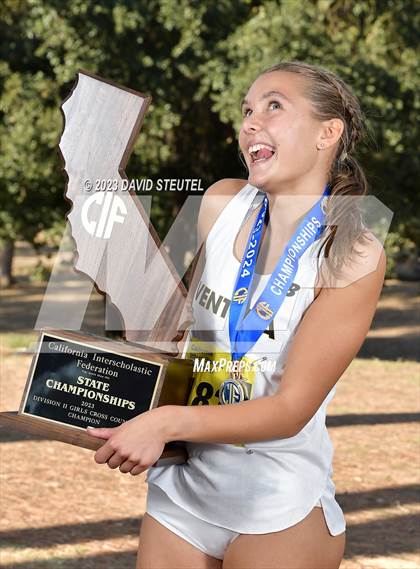 Thumbnail 1 in CIF State Cross Country Championships (Girls Awards) photogallery.