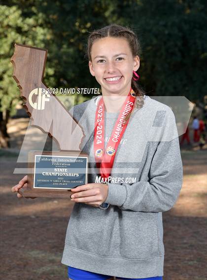 Thumbnail 1 in CIF State Cross Country Championships (Girls Awards) photogallery.