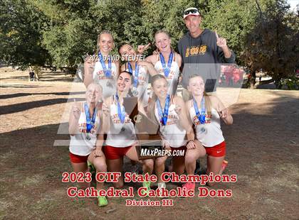 Thumbnail 1 in CIF State Cross Country Championships (Girls Awards) photogallery.