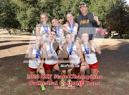 Thumbnail 2 in CIF State Cross Country Championships (Girls Awards) photogallery.