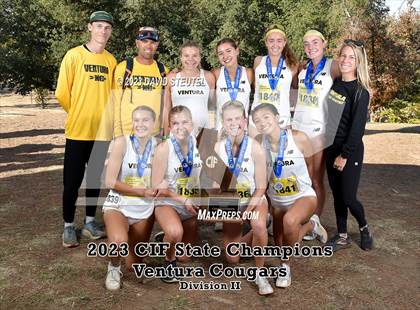 Thumbnail 1 in CIF State Cross Country Championships (Girls Awards) photogallery.