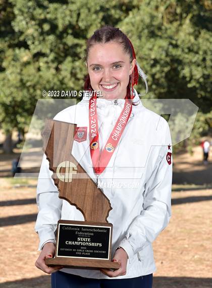 Thumbnail 1 in CIF State Cross Country Championships (Girls Awards) photogallery.