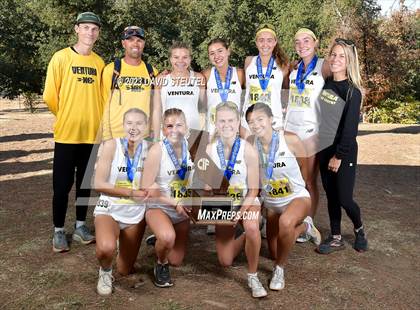 Thumbnail 2 in CIF State Cross Country Championships (Girls Awards) photogallery.