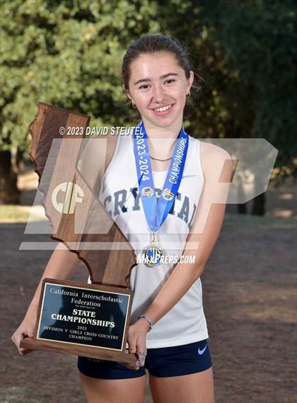 Thumbnail 1 in CIF State Cross Country Championships (Girls Awards) photogallery.