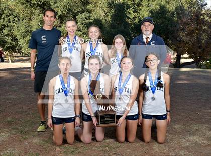 Thumbnail 2 in CIF State Cross Country Championships (Girls Awards) photogallery.