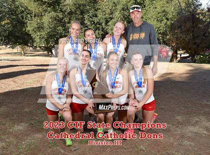 Thumbnail 2 in CIF State Cross Country Championships (Girls Awards) photogallery.
