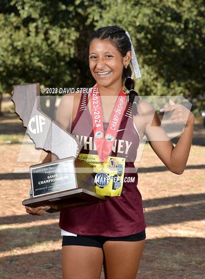 Thumbnail 1 in CIF State Cross Country Championships (Girls Awards) photogallery.