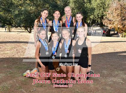 Thumbnail 1 in CIF State Cross Country Championships (Girls Awards) photogallery.